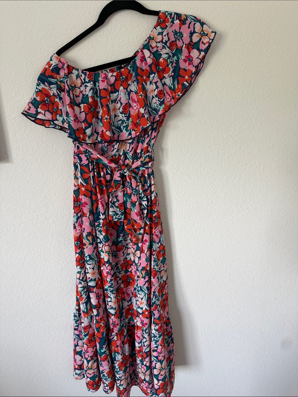 Floral Off-Shoulder Midi/Maxi Dress